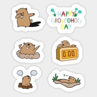 Groundhog Day Sticker Pack #1 Sticker